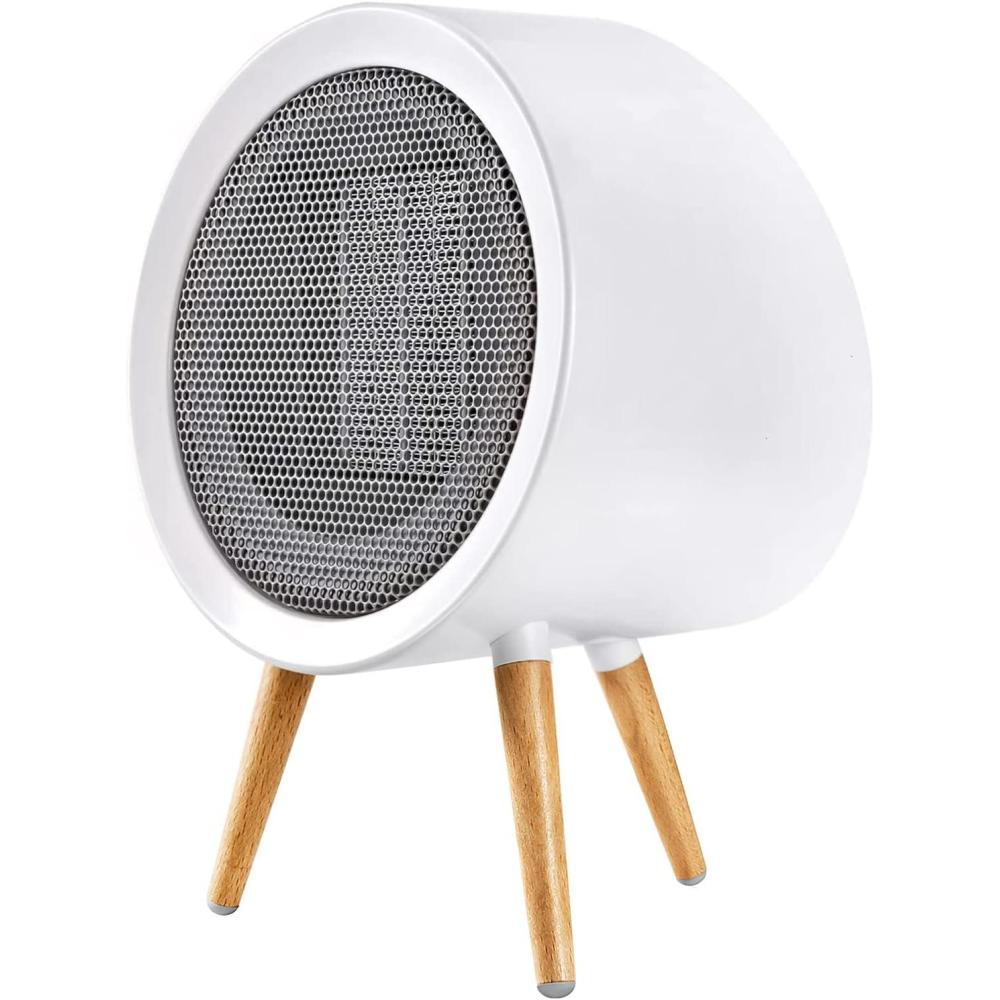 imageGaiatop Portable Space Heater for Indoor Use 1000W600W Small Electric Desk Heater for Bedroom or Office 2s PTC Ceramic Heating Overheat ampamp TipOver Protection Cute Gifts for Women Coworkers PinkWhite