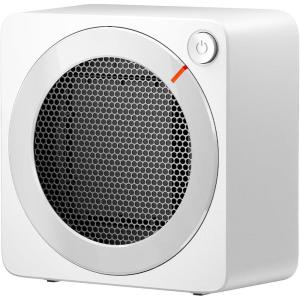 Gaiatop Mini Space Heater, Lightweight PTC Ceramic Fast Heating 500W Energy Efficient for Indoor Use, Overheating & 45° Tip-Over Protection, Portable Desk Electric Heaters for Office Home Pink(White)
