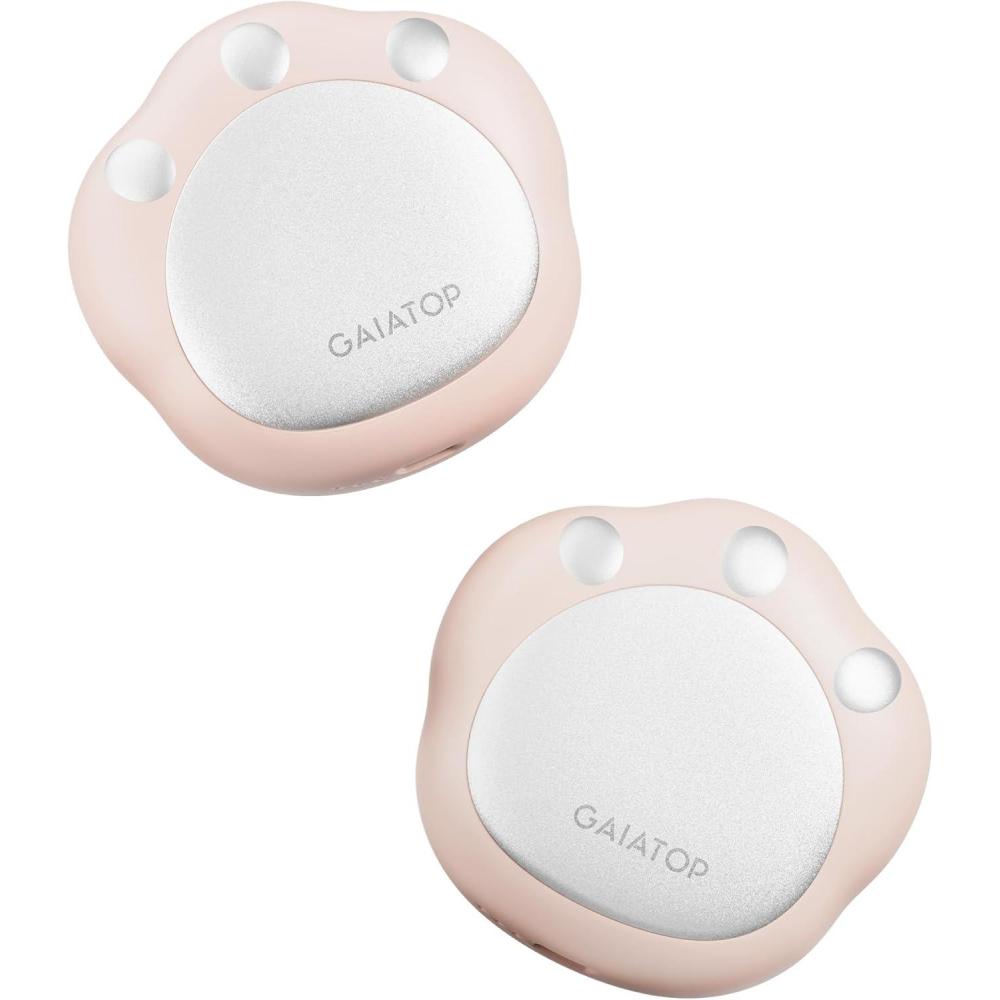 imageGaiatop Hand Warmers Rechargeable 2 Pack Cute Cat Paw Design 3 Levels Magnetic Electric Pocket Heater Reusable Portable Hot Hands Stocking Stuffers Gifts for Women Men Cat LoverPink
