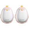 Gaiatop Magnetic Hand Warmers Rechargeable 2 Pack, 3 Settings Cute Pocket Penguin, Fast Hot Hands Reusable Portable Electric Heater for Camping Hunting Golf, Stocking Stuffers Gifts for Women Men(Pink)