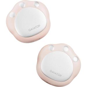 Gaiatop Hand Warmers Rechargeable, 2 Pack Cute Cat Paw Design 3 Levels Magnetic Electric Pocket Heater, Reusable Portable Hot Hands Stocking Stuffers Gifts for Women Men Cat Lover(Pink)