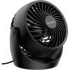 Gaiatop Desk Fan, 5-Inch Portable Electric Table Desktop Air Circulator Fans, Small but Powerful with 3 Speed 360° Adjustable Tilt for Cooling Home Dorm Office Bedroom Bathroom Kitchen, Pink(Black)