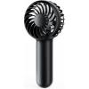Gaiatop Mini Portable Handheld Fan, 3 Speed Powerful Battery Operated, Small USB Rechargeable Personal Fan for Makeup Eyelash, Camping Beach Airplane Travel Essentials for Women Girls(Black)