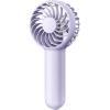 Gaiatop Mini Portable Handheld Fan, 3 Speed Powerful Battery Operated, Small USB Rechargeable Personal Fan for Makeup Eyelash, Camping Beach Airplane Travel Essentials for Women Girls(Purple)