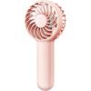 Gaiatop Mini Portable Handheld Fan, 3 Speed Powerful Battery Operated, Small USB Rechargeable Personal Fan for Makeup Eyelash, Camping Beach Airplane Travel Essentials for Women Girls(Pink)