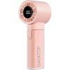 Gaiatop Portable Handheld Turbo Fan, 1-100 Adjustable High Speeds, 3-20Hrs Cooling Times, 4800mAh USB Rechargeable Portable Small Hand Fans with Lanyard for Outdoor, Travel, Home, Make Up, Pink(Pink)