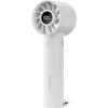 Gaiatop Portable Mini Fan, 3 Speed Handheld Fans with Power Display Flashlight, USB Rechargeable Battery, Lightweight Personal Cooling for Women Men Indoor Outdoor Travel Black(White)