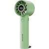 Gaiatop Portable Mini Fan, 3 Speed Handheld Fans with Power Display Flashlight, USB Rechargeable Battery, Lightweight Personal Cooling for Women Men Indoor Outdoor Travel Black(Green)