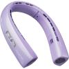 Gaiatop Portable Neck Fan, 40° Stretch Neck Cooler with 360° Surrounding Cooling, 1-100 Speed Scroll Switch Hands Free Personal Fans H1 Turbo Mode for Outdoor Travel Office Gym Gifts for Dad Mom, Blue(Purple)