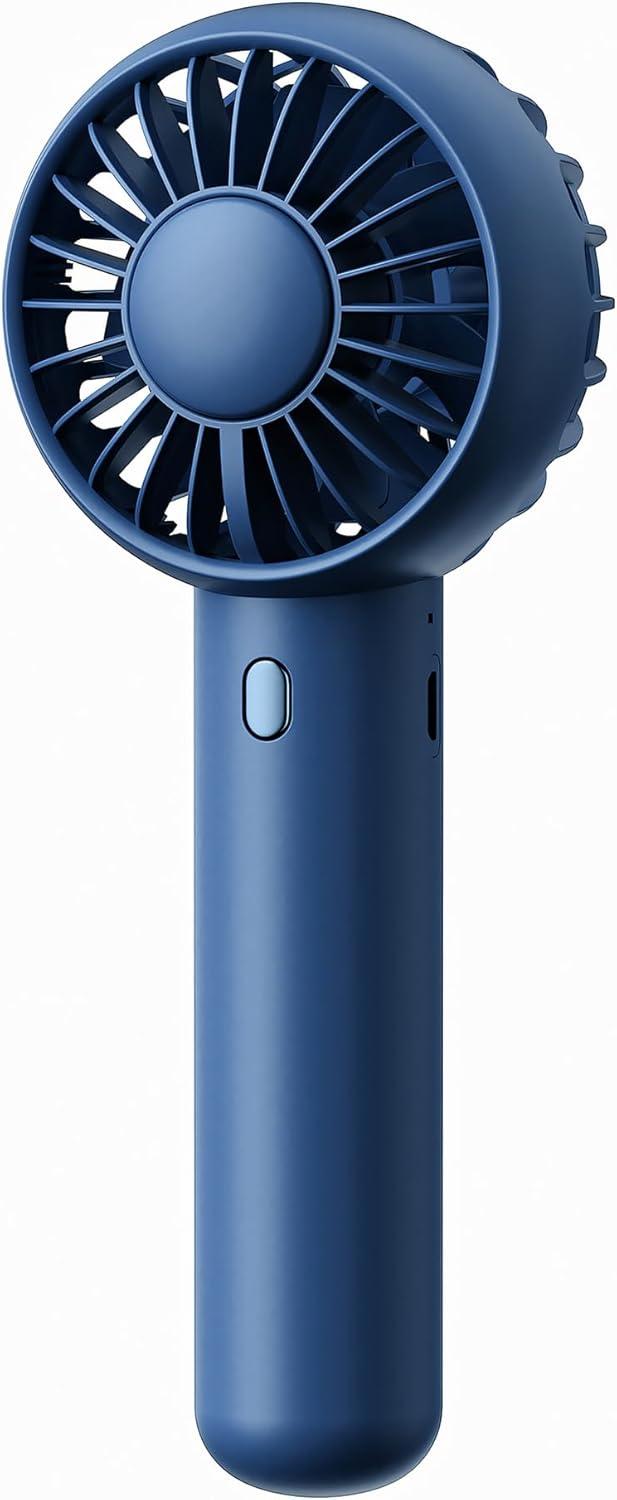 image:imageGaiatop Mini Portable Fan Small and Powerful Cute Design 3 Speed Personal Handheld fan and Desktop with Base Lightweight USB Rechargeable for Travel Lash Makeup Girl Women Summer Gift GreenNavy blue