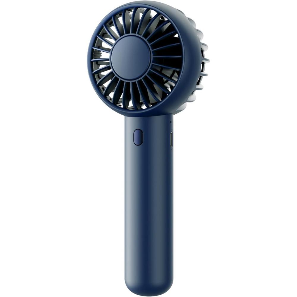 image:imageGaiatop Mini Portable Fan Small and Powerful Cute Design 3 Speed Personal Handheld fan and Desktop with Base Lightweight USB Rechargeable for Travel Lash Makeup Girl Women Summer Gift GreenNavy blue