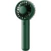 Gaiatop Mini Portable Fan, Small and Powerful, Cute Design 3 Speed Personal Handheld fan and Desktop with Base, Lightweight USB Rechargeable for Travel Lash Makeup Girl Women Summer Gift Green(Navy green)