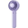 Gaiatop Mini Portable Fan, Small and Powerful, Cute Design 3 Speed Personal Handheld fan and Desktop with Base, Lightweight USB Rechargeable for Travel Lash Makeup Girl Women Summer Gift Green(purple)