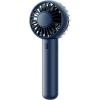 Gaiatop Mini Portable Fan, Small and Powerful, Cute Design 3 Speed Personal Handheld fan and Desktop with Base, Lightweight USB Rechargeable for Travel Lash Makeup Girl Women Summer Gift Green(Navy blue)