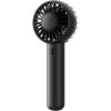 Gaiatop Mini Portable Fan, Small and Powerful, Cute Design 3 Speed Personal Handheld fan and Desktop with Base, Lightweight USB Rechargeable for Travel Lash Makeup Girl Women Summer Gift Green(Black)