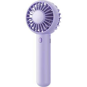 Gaiatop Mini Portable Fan, Small and Powerful, Cute Design 3 Speed Personal Handheld fan and Desktop with Base, Lightweight USB Rechargeable for Travel Lash Makeup Girl Women Summer Gift Green(purple)