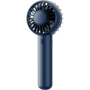 Gaiatop Mini Portable Fan, Small and Powerful, Cute Design 3 Speed Personal Handheld fan and Desktop with Base, Lightweight USB Rechargeable for Travel Lash Makeup Girl Women Summer Gift Green(Navy blue)